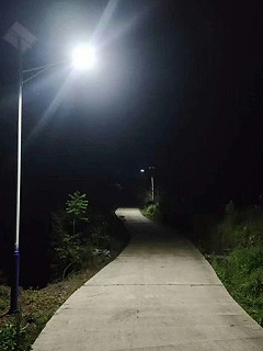 南德太阳能路灯走进湛江遂溪杨柑镇